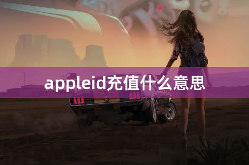 appleid充值什么意思