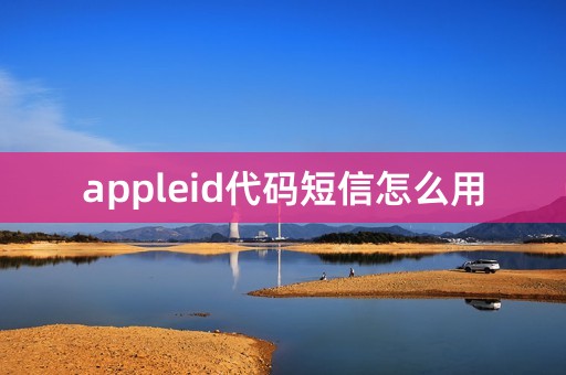 appleid代码短信怎么用