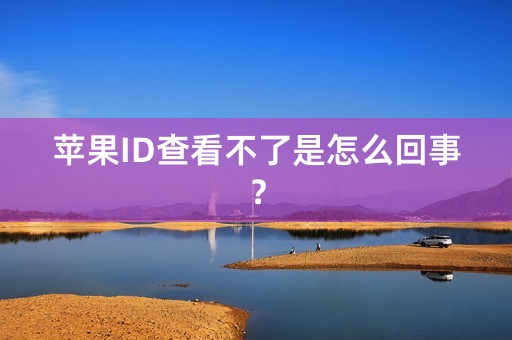 苹果ID查看不了是怎么回事？