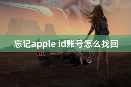 忘记apple id账号怎么找回