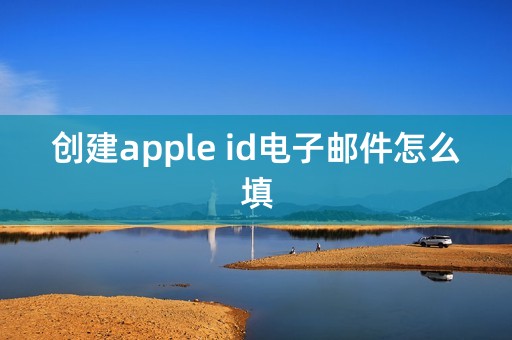 创建apple id电子邮件怎么填