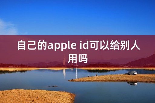 自己的apple id可以给别人用吗