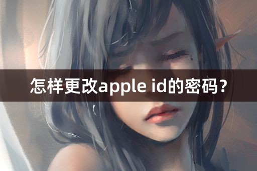 怎样更改apple id的密码？