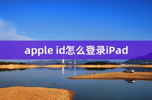 apple id怎么登录iPad