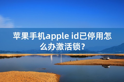 苹果手机apple id已停用怎么办激活锁？