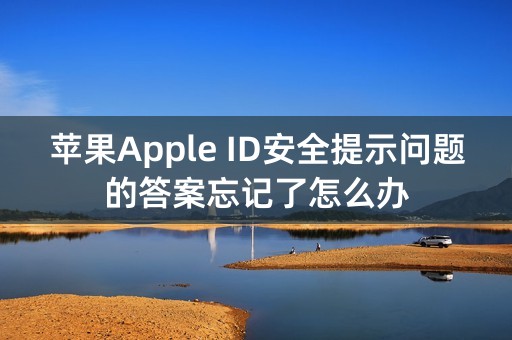 苹果Apple ID安全提示问题的答案忘记了怎么办