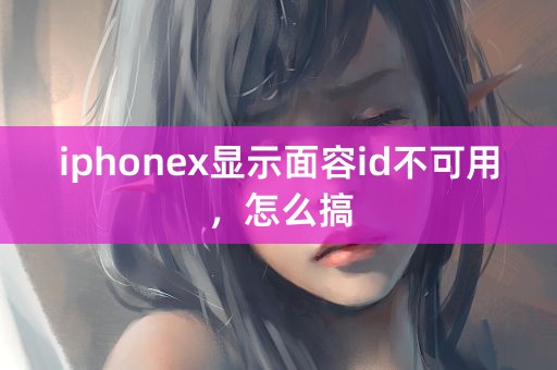 iphonex显示面容id不可用，怎么搞