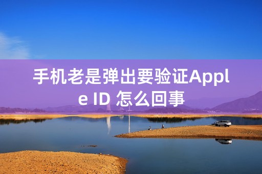 手机老是弹出要验证Apple ID 怎么回事