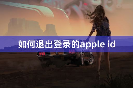 如何退出登录的apple id