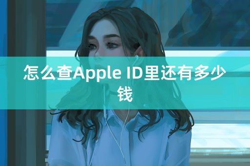 怎么查Apple ID里还有多少钱