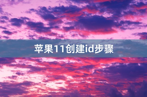 苹果11创建id步骤