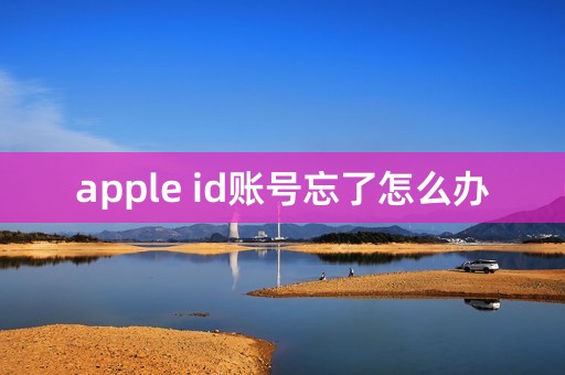 apple id账号忘了怎么办