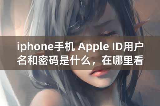 iphone手机 Apple ID用户名和密码是什么，在哪里看？