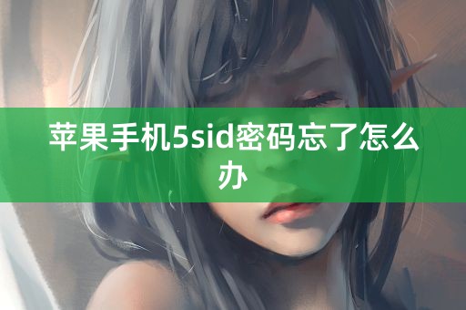 苹果手机5sid密码忘了怎么办