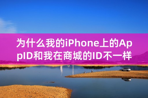 为什么我的iPhone上的AppID和我在商城的ID不一样的？导致在苹果商城买不了东西也更新不了软件，求解答