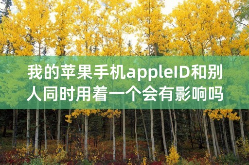 我的苹果手机appleID和别人同时用着一个会有影响吗