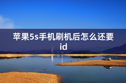 苹果5s手机刷机后怎么还要id