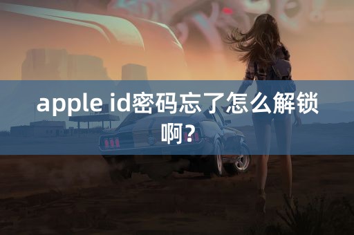 apple id密码忘了怎么解锁啊？