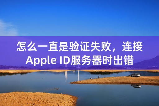 怎么一直是验证失败，连接Apple ID服务器时出错