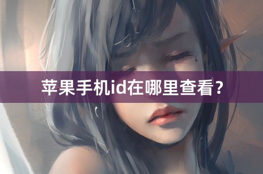 苹果手机id在哪里查看？