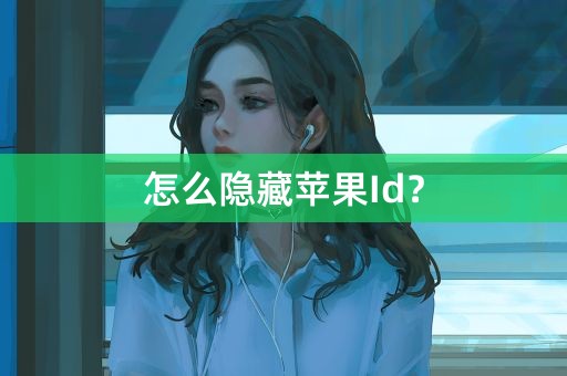 怎么隐藏苹果Id？