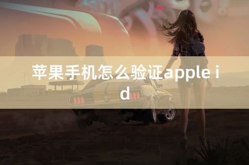 苹果手机怎么验证apple id