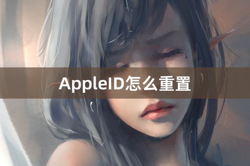 AppleID怎么重置