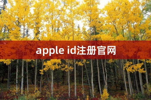 apple id注册官网