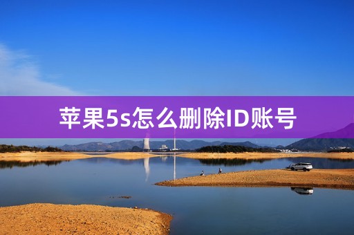 苹果5s怎么删除ID账号