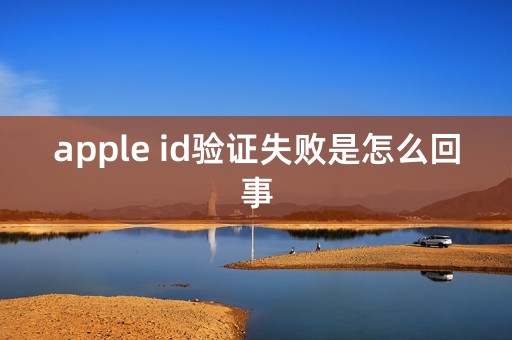 apple id验证失败是怎么回事