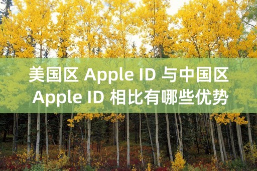 美国区 Apple ID 与中国区 Apple ID 相比有哪些优势与劣势