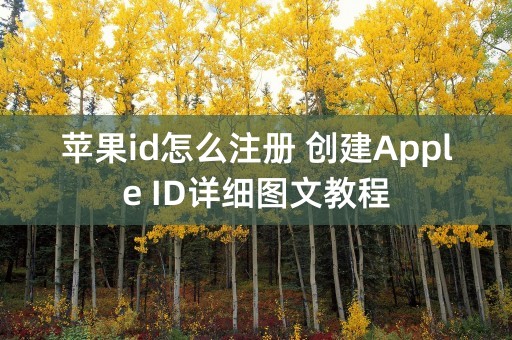 苹果id怎么注册 创建Apple ID详细图文教程