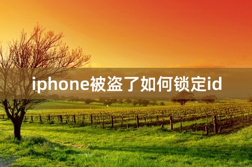 iphone被盗了如何锁定id