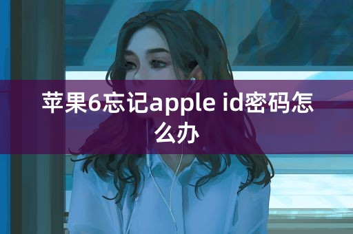 苹果6忘记apple id密码怎么办