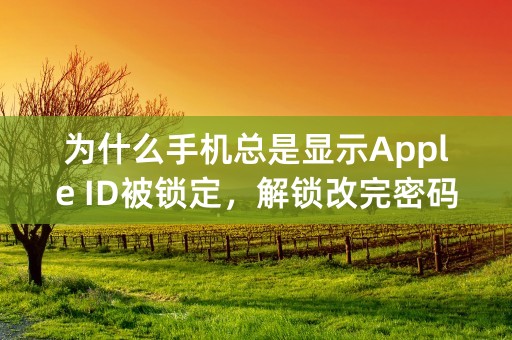 为什么手机总是显示Apple ID被锁定，解锁改完密码之后仍然显示被锁定？