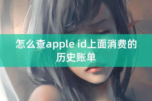 怎么查apple id上面消费的历史账单