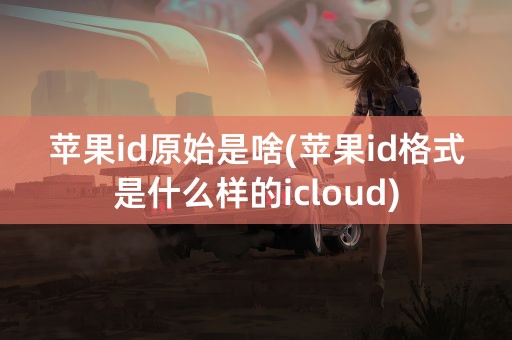 苹果id原始是啥(苹果id格式是什么样的icloud)