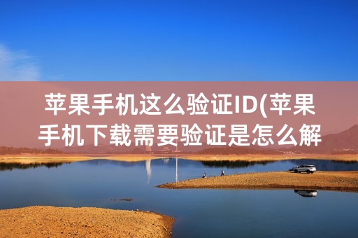 苹果手机这么验证ID(苹果手机下载需要验证是怎么解决)