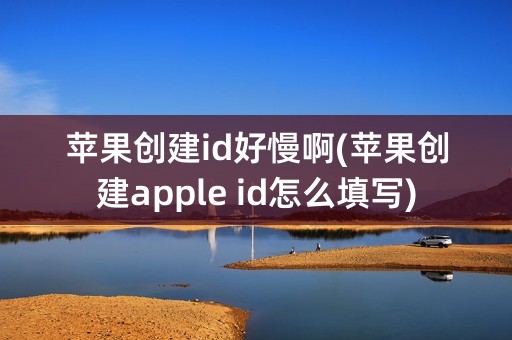 苹果创建id好慢啊(苹果创建apple id怎么填写)