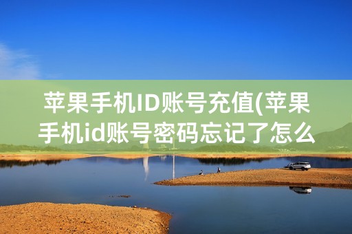 苹果手机ID账号充值(苹果手机id账号密码忘记了怎么重置)