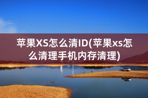 苹果XS怎么清ID(苹果xs怎么清理手机内存清理)