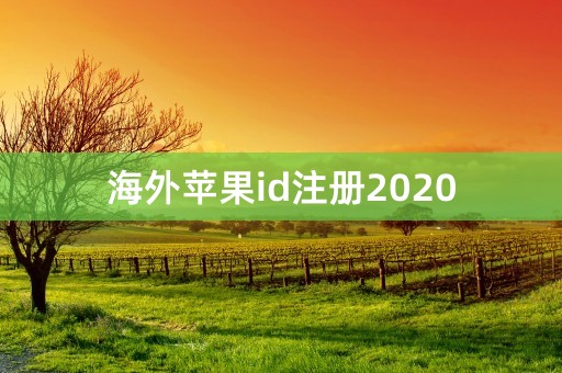 海外苹果id注册2020