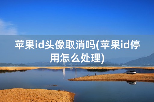 苹果id头像取消吗(苹果id停用怎么处理)