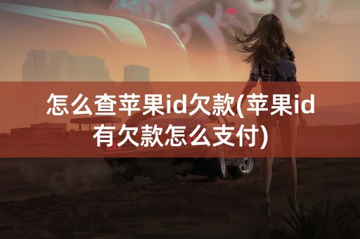 怎么查苹果id欠款(苹果id有欠款怎么支付)