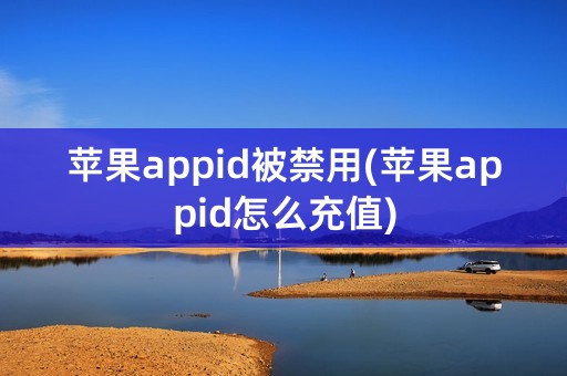 苹果appid被禁用(苹果appid怎么充值)