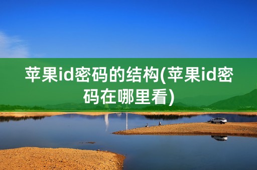 苹果id密码的结构(苹果id密码在哪里看)