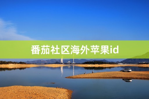 番茄社区海外苹果id