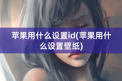 苹果用什么设置id(苹果用什么设置壁纸)