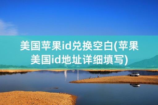 美国苹果id兑换空白(苹果美国id地址详细填写)