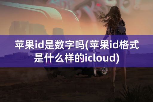 苹果id是数字吗(苹果id格式是什么样的icloud)